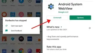 How To Fix Android Apps Crashing Issue [2021] System WebView Problem