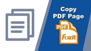 How to copy pages from a pdf in Foxit PDF Editor