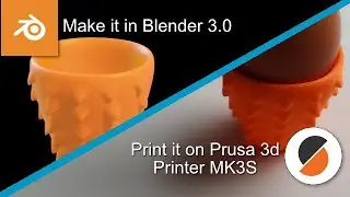 Blender 3.0 to Prusa mk3s 3d printing tutorial