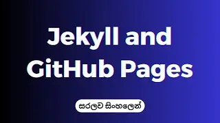 Jekyll and GitHub Pages