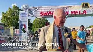 Congressman Bill Foster at Bhairtya Swadeshi Mela, Naperville-IL