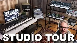 TOUR OF MY SYNTH STUDIO