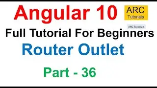 Angular 10 Tutorial #36 - Router Outlet in Angular | Angular 10 Tutorial For Beginners