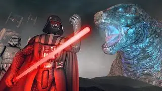 IF GODZILLA WAS IN STAR WARS | SFM