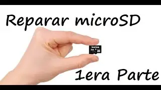 How Reflash or repair damaged (1) microSD - new 2016