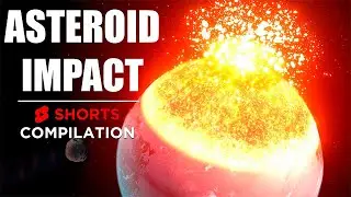 ASTEROID Impact 🌑💥 (Shorts Compilation)