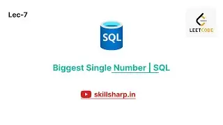 Biggest Single Number | Leetcode | Easy | SQL