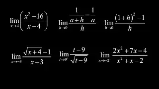 What to do when the limit is zero over zero:  examples of limits with indeterminate forms.