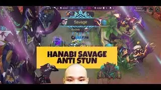 SAVAGE !! FARM SAAT WAR SETELAH ITU HANABI MENGHABISI LAWANNYA SENDIRIAN - MOBILE LEGENDS