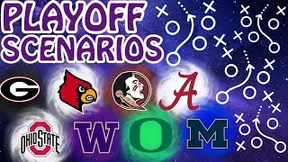 College Football *Playoff Scenarios* Entering Champ Week (Who's In)