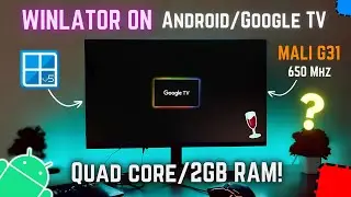 WINLATOR PC x86-64 Emulator on Android Smart TV!