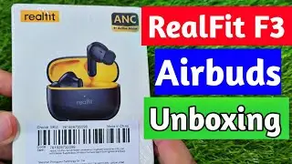 Realfit F3 Airbuds Unboxing and review