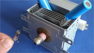 Забудьте про розетку! Этот Магнетрон работает от обычных батареек!!! Это не ФЭЙК ! это чистый СИНУС!