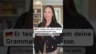 🇩🇪EINSTUFUNGSTEST (Deutsch lernen | teste dein Deutsch | A1 A2 B1 B2 C1 C2) #shorts #deutsch