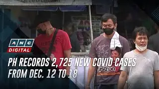 PH records 2,725 new COVID cases from Dec. 12 to 18 | ANC