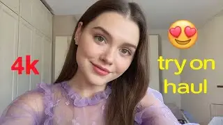 Try on haul transparent 4k |see through/ transparent Ibikini try on I try on haul see everything # 4