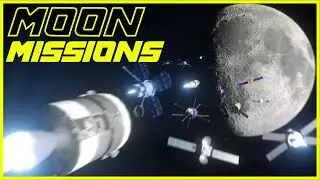 🚀 All SUCCESSFUL and FAILED missions to the MOON 🌙 (3D Animation)