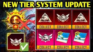🔴NEW TIER SYSTEM UPDATE IN BGMI/PUBGM | GET FREE NEW TITLE & SOCIAL PLAYER CARD🔥
