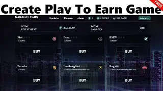 Create Play To Earn Game | Luxury Cars Investment Platform (Free Source)