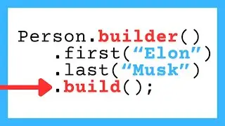 The Java Builder Pattern (and my favorite secret technique)