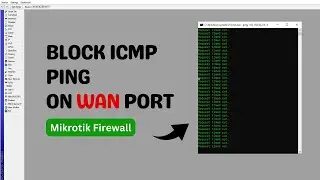 How To Block Icmp Ping On Mikrotik.