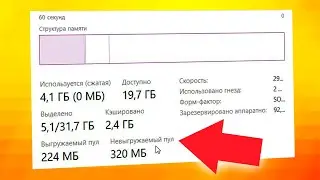 Невыгружаемый пул оперативной памяти в Windows 11