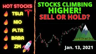 Stocks Climbing HIGHER! SELL or HOLD? | S&P500 , QQQ , TSLA , NIO , PLTR