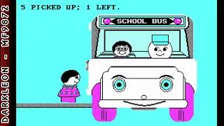 Fisher Price - School Bus Driver © 1988 IJE - PC DOS - Gameplay