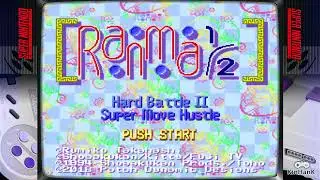 Ranma 1/2: Chougi Ranbu Hen Super Nintendo SNES Emulated