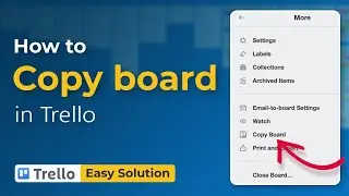 How to copy a board in trello 2024 (Easy Replication)