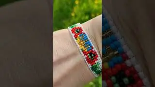 Весна - час прикрас! Патріотичний браслет із чеського бісеру в наявності та під замовлення