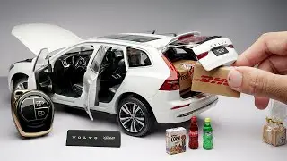 Most Realistic Miniature VOLVO XC60 1:18 Scale Diecast Model Car Unboxing