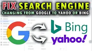 How to FIX Chrome Search Engine changing to Yahoo or Bing | Fix Chrome Search Engine keeps changing