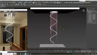 3DsMax Tutorials, Learn 3D Modeling a Designer Chandelier from Scratch in 3dsmax.