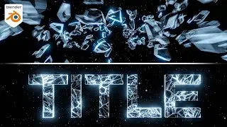 Cinematic Trailer Title Animation in Blender | Blender Motion Graphics Tutorial