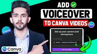 How to add Voiceover to a Video in Canva (2024 New Method)