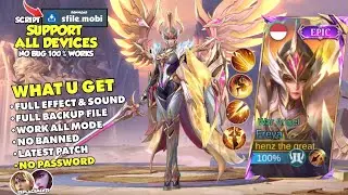 NEW! Script Skin Freya Epic Revamp War Angel No Password - Full Effect & Sound - Latest Patch