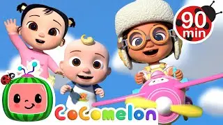 Fly High with CoComelon Friends! | CoComelon | Animals for Kids | Sing Along | Learn about Animals