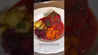 Борщ в стиле высокой кухни!