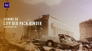 City Old Destroy Element 3D Pack Trailer