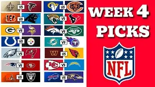 NFL WEEK 4 PREDICTIONS !!