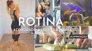 ROTINA ACORDANDO 5H30 DA MANHÃ | TREINO, ALIMENTAÇÃO E HOME OFFICE