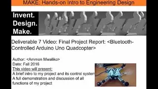 Ammon Mwaliko: Bluetooth Controlled Arduino Uno Quadcopter