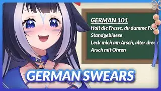 Lily teaches us swear words in german 🇩🇪
