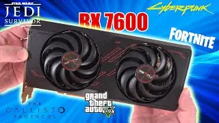 AMD RX 7600 - Real World Gaming Performance on Windows 11