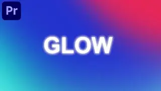 How to Add a Glow Effect to a Text in Premiere Pro 