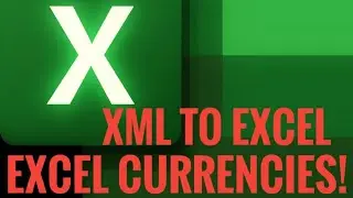 Excel currencies and how to import xml file to excel