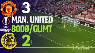 MANCHESTER UNITED 3-2 BODØ/GLIMT • Highlights • Europa League 24/25 | Simulation/Recreation