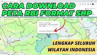 Cara Download Peta RBI Format SHP Per Wilayah Kabupaten dan Membukanya di ArcGIS