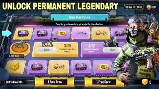 How To Unlock Permanent Legendary Rus79U Custom Job & David Mason Draw Board Game Codm 1 Free Draw